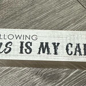 “Following Jesus Is My Cardio” Wood Sign – 12″ Greenbrier Faith Decor Brand-New